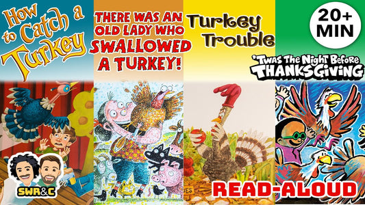 4 Kid's Thanksgiving Turkey Books