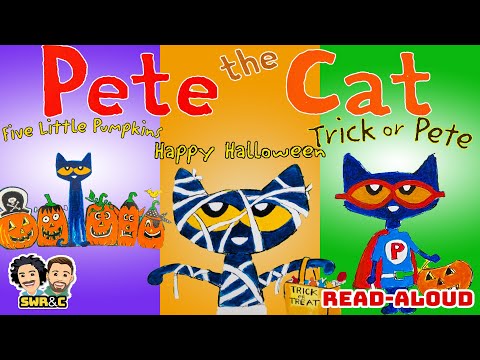3 Pete the Cat Halloween Books
